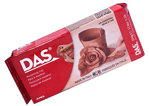 DAS Terracotta, Pasta per modellare, 500 grammi