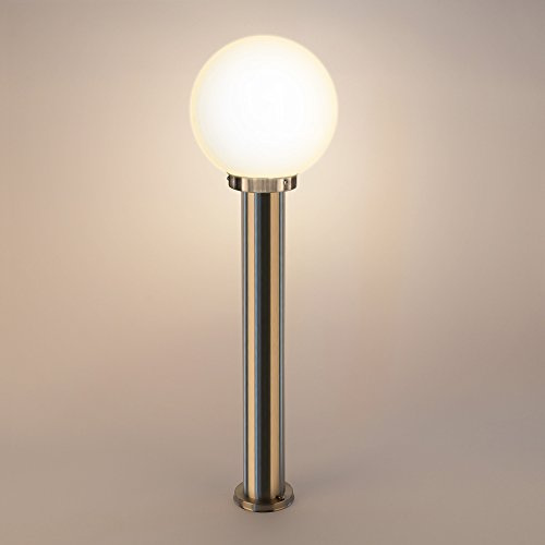 Maxkomfort Aussenleuchte Aussenlampe Standleuchte Edelstahl 270-800 Wegeleuchte Gartenlampe