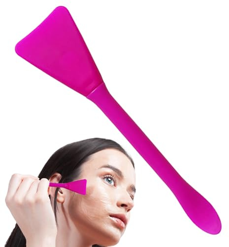 Aplicador de brocha facial, Aplicador de crema facial - Espátula para el cuidado de la piel con cepillo facial de silicona,Herramientas faciales multifuncionales, aplicador de cubierta Puzzlegame