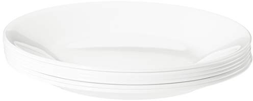 Corelle 6003887 Set of 6 Round Plates with Winter Frost Design White Glass 17 cm