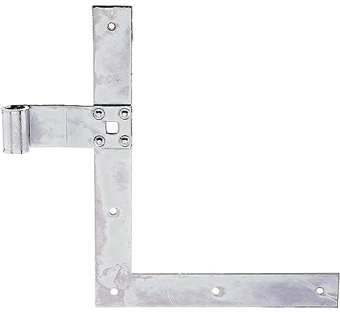 Gah-Alberts 313319 Shutter Stay Angle Hinge Straight at Top L x H 200 x 250 mm Roller ø x B 13 x 30 mm Yellow-Galvanised