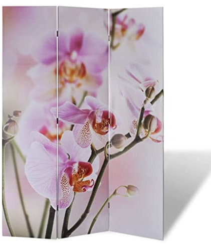 vidaXL Raumteiler klappbar 120 x 170 cm Blume