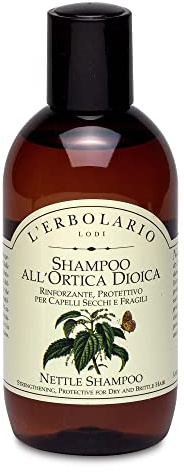 L’Erbolario Nettle Shampoo - Clarifying Shampoo for Men and Women - Strengthens, Protects and Adds Volume - For Dry Scalp and Damaged Hair - 6.7 oz