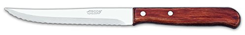 Arcos Serie Latina - Allzweckmesser Küchenmesser - Klinge Nitrum Edelstahl 130 mm - HandGriff Pack-Holz Farbe Braun