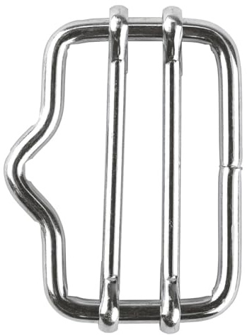 Kerbl 25 Stück Weidezaun Bandverbinder verzinkt mit Nase geeignet für 40 mm Bänder