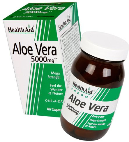 HealthAid Aloe Vera 5000mg 60 Capsules