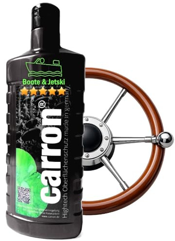 carron® Marine Bootslack Reiniger & Lotuseffekt-Versiegelung schützt gegen Schmutzablagerung Korrosion und Anhaftung von Algen an Boot und Jetskie