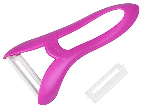 Croce pelapatate in ceramica Pelapatate Serie Cerahome Pink