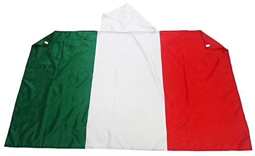 BANDIERA ITALIA - BODY BANDIERA ITALIANA 90 x 150 cm per tifosi con maniche - AZ FLAG