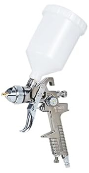 NTools SG 828 - Pistolet à Peinture HVLP Professionnel 2,0 mm | Pulvérisateur à air comprimé pour Vernis, apprêts et Peinture carrosserie Automobile | Gris