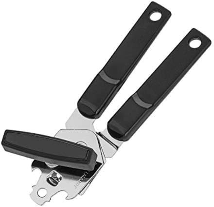 Fackelmann 09142 Zangen-Dosenöffner 19 cm, Schwarz , Silber