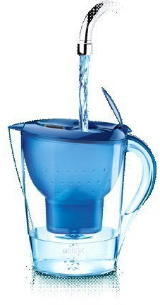 Brita 107239 Marella Carafe d'eau filtrante Bleu 6 Filtres