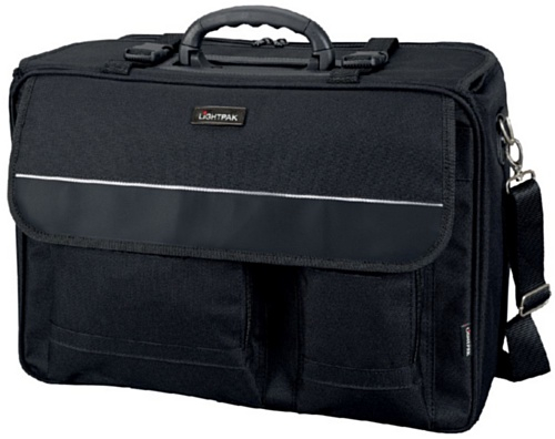 LIGHTPAK Koffer 46008 - The Flight Pilotenkoffer, aus Polyester, Schwarz 45 x 34 x 20 cm, 11,5 liters 10100194