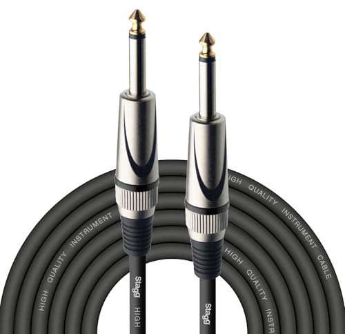 Stagg SGC6DL DLX Instrumenten-Kabel für Gitarre (6m)