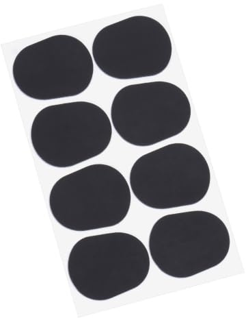 UKCOCO Klarinette Zahnpolster 8 Stück Schwarz 0.8 Mm - Mundstück Schutz Für Alto Und Tenorsaxophon Bequeme Bissplatte Für Musiker