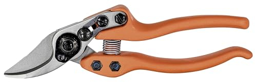 Original LÖWE 12 Bypass Gartenschere 12.104 mit kurzem Präzisionsschneidekopf - leichte Rechtshänder Rosenschere für mittlere bis große Hände ideal zum präzisen Schneiden von Pflanzen Rosen