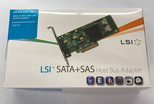 Lsi Logic Controller-Karte Lsi00276 Sas 9201-16e 16-Port 6GB/S SATA + Sas Pci Express Single