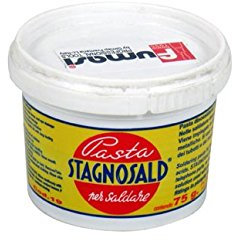 Fumasi Stagnosald Pasta Diossidante per Saldature, Pasta Disossidante e Flussante per Saldare con Stagno in Impianti Idraulici e Riscaldamento, Barattolo 75 Grammi