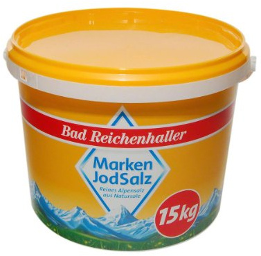 Bad Reichenhaller Marken Jodsalz, 1 x 15 kg Eimer