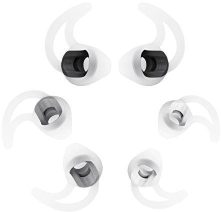 Okuli 6 x Écouteurs en Silicone Embouts d'oreilles Crochets pour Bose IE IE2 Casque Écouteurs