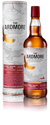 Ardmore 12 Jahre | Port Wood Finish Single Malt Whisky | mit Geschenkverpackung | 46% Vol | 700ml Einzelflasche