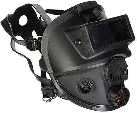 NORTH Honeywell North 7600 Series Niosh-Approved Full Facepiece Silicone Respirator With Welding Adaptor, Small (760008ASW)