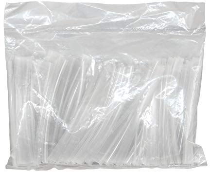 Schrumpfschlauch 100mm Sortiment 100-tlg 1,5mm - 13mm Tüte TRANSPARENT KLAR