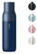 LARQ Bottle Twist Top 17oz - Insulated Stainless Steel Water Bottle | BPA Free | Reusable Water Bottle for Camping, Office, and Travel | Keep Drinks Cold and Hot, Monaco Blue