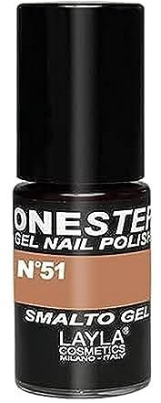 Layla Cosmetics One Step Gel Nagellack, Choco Love, 1er Pack (1 x 5 ml)