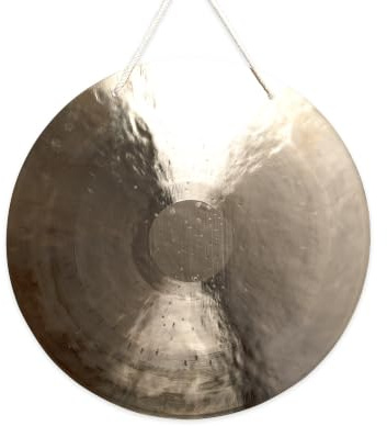 Feng Gong Ø 25cm, inkl. Klöppel | Kleiner Gong mit sanftem Klangcharakter