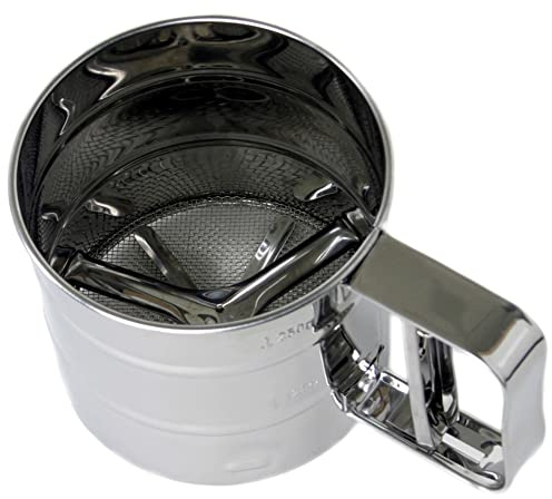 Chef Craft Classic Flour Sifter, 3 Cup, Stainless Steel