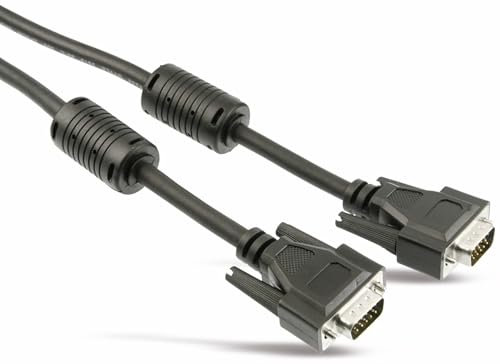 S-Conn 3 m, S-VGA 3m VGA (D-Sub) VGA (D-Sub) Noir câble VGA - Câbles VGA (S-VGA, 3 m, VGA (D-Sub), VGA (D-Sub), Mâle, Mâle, Nickel)