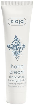 Ziaja Crema per le mani Silk Proteins, bianca, 100Ml