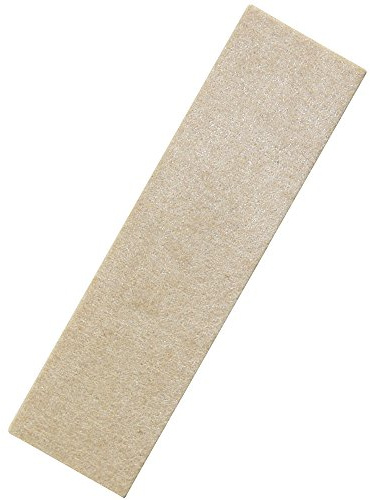 supersliders reutilizable muebles deslizadores de fieltro para superficies duras (4 piezas) – 2 – 1/2 x 9, Rectángulo supersliders, beige, 4703795N