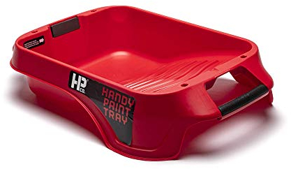 Handy Paint Tray, Deep-Well Design Holds Up to a Gallon of Paint or Stain, Sturdy Handles on Both Ends, Integrated Magnetic Brush Holder