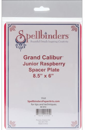 Spellbinders GC-012 Spacer Plate, Small, Raspberry