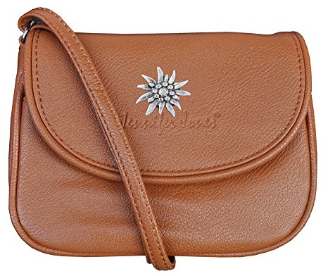Trachten Tasche Handtasche mit Edelweiss Beige 3968