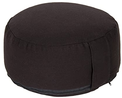Yogabox Meditationskissen/Yogakissen Rondo Classic Made in Germany, schwarz