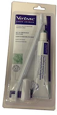 Virbac Hund Zahn Bürsten Kit TB 70 g + Kanüle 1 G