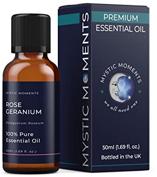 Mystic Moments Huile Essentielle De Géranium - 50ml - 100% Pure