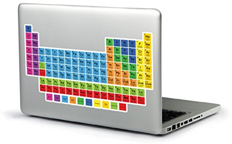 Laptop-Aufkleber, Motiv: Periodensystem Sticker Size 17