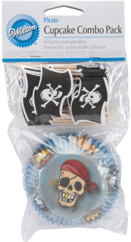 Wilton CF. 24 Pirottini Muffin con Pick Pirati