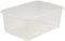 keeeper Caja de almacenaje, Plástico resistente (PP), 4,5 l, 30 x 20 x 11 cm, Wilma, Transparente neutro