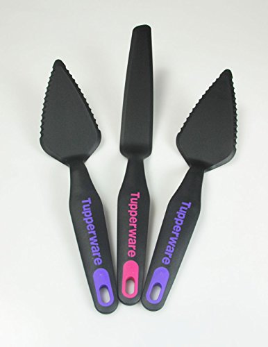 TUPPERWARE Griffbereit Schmale Palette schwarz-pink+Tortenstück (2) schwarz-lila