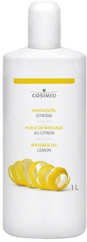 cosiMed Massageöl Zitrone, Massage Öl, Wellness, Therapie, 1 l