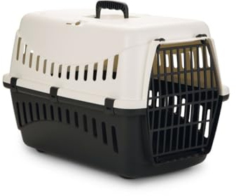 Transportbox Transportkäfig Tragebox für kleine Hunde und große Katzen 58x58x38cm