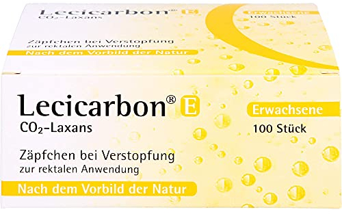 LECICARBON E CO2 Laxans Erwachsenensuppositorien 100 St