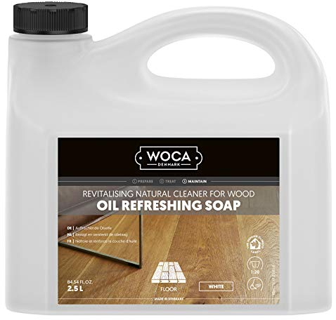 Woca Öl-Refresher Weiß 2,5Liter für weiß geölte Parkettböden und Holzoberflächen