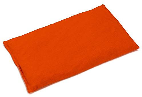 GIRAFFENLAND Traubenkernkissen 30 x 20 cm, orange - Als Wärmekissen & Kältekissen - Körnerkissen für Mikrowelle und Backofen - 30x20cm