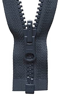 YKK Cerniera Reversibile, No. 578 Grigio Scuro, 66 cm Length